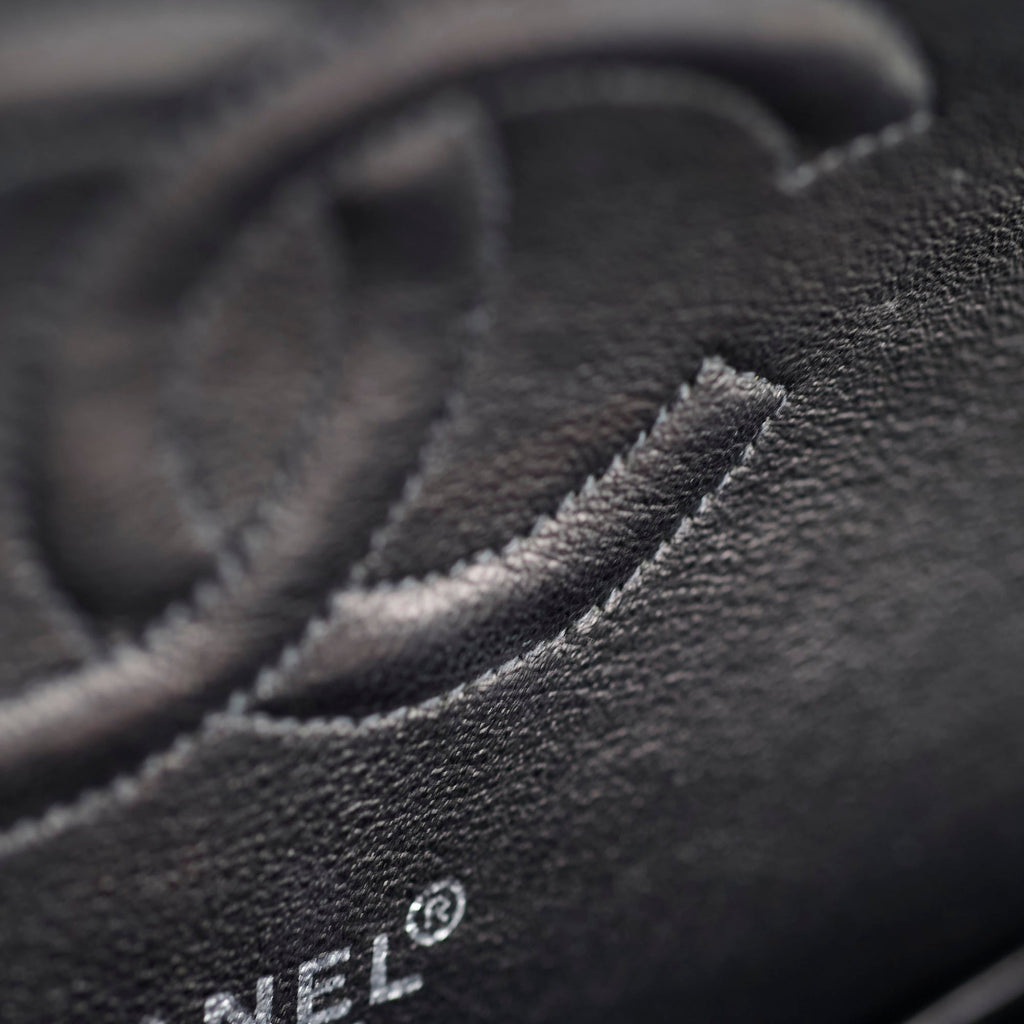 Chanel Vintage Caviar Medium/Large Double Classic Flap