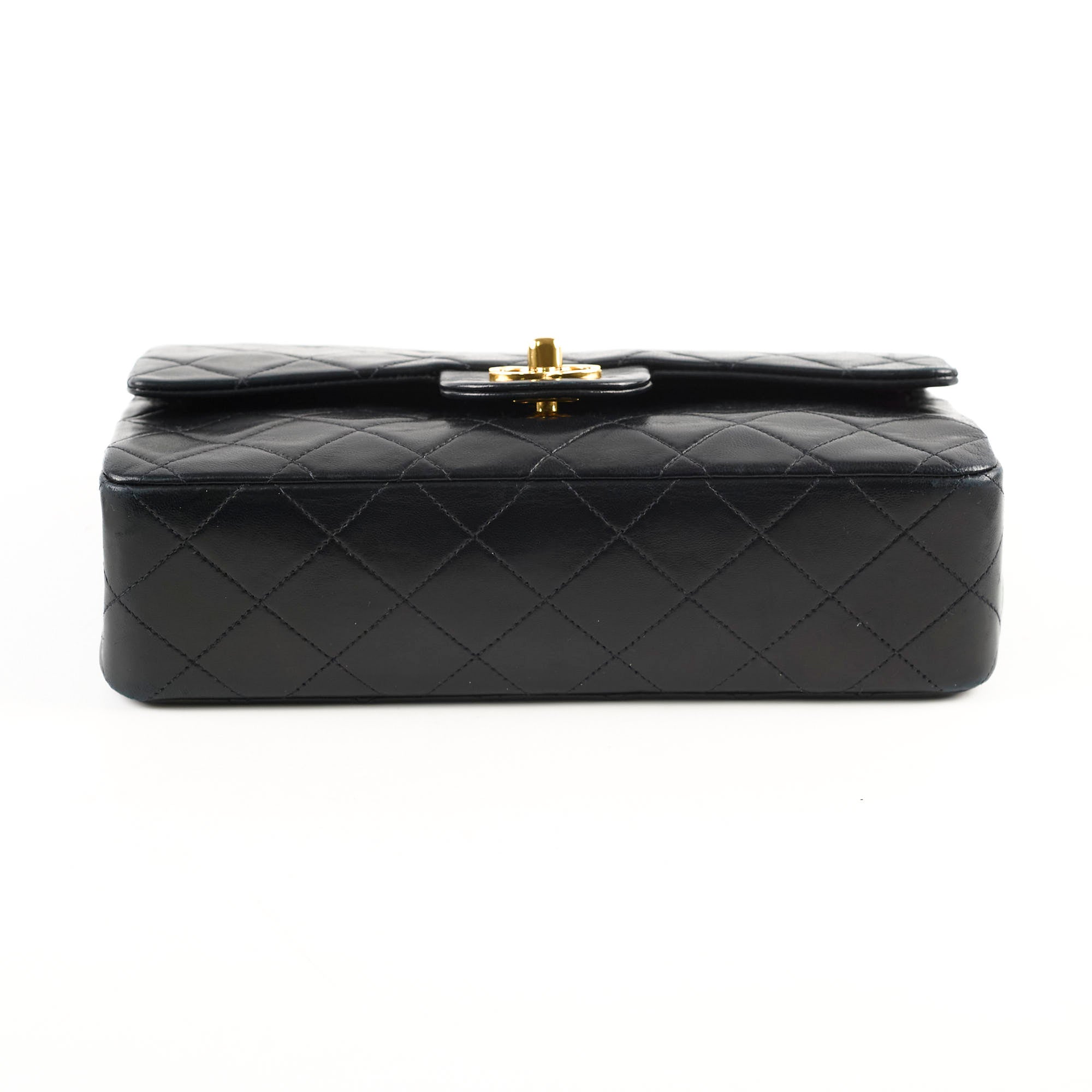 Chanel Vintage Classic Flap Small Lambskin Black