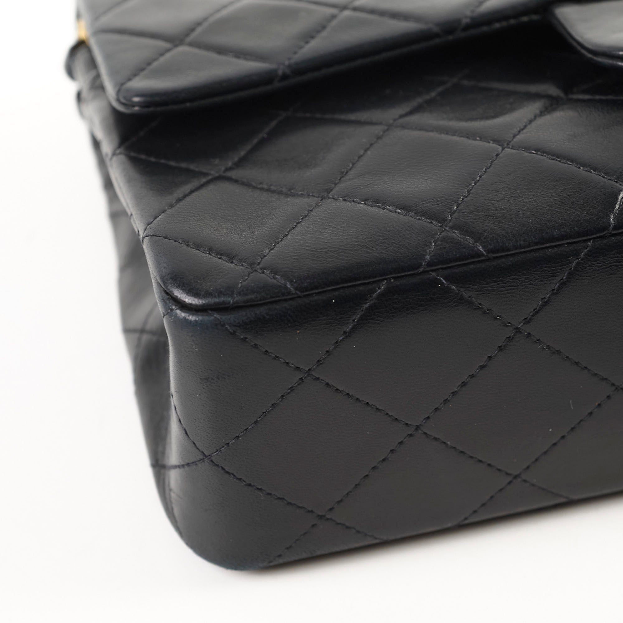 Chanel Vintage Classic Flap Small Lambskin Black