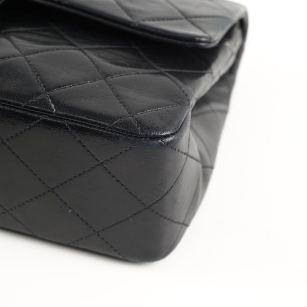 Chanel Vintage Classic Flap Small Lambskin Black