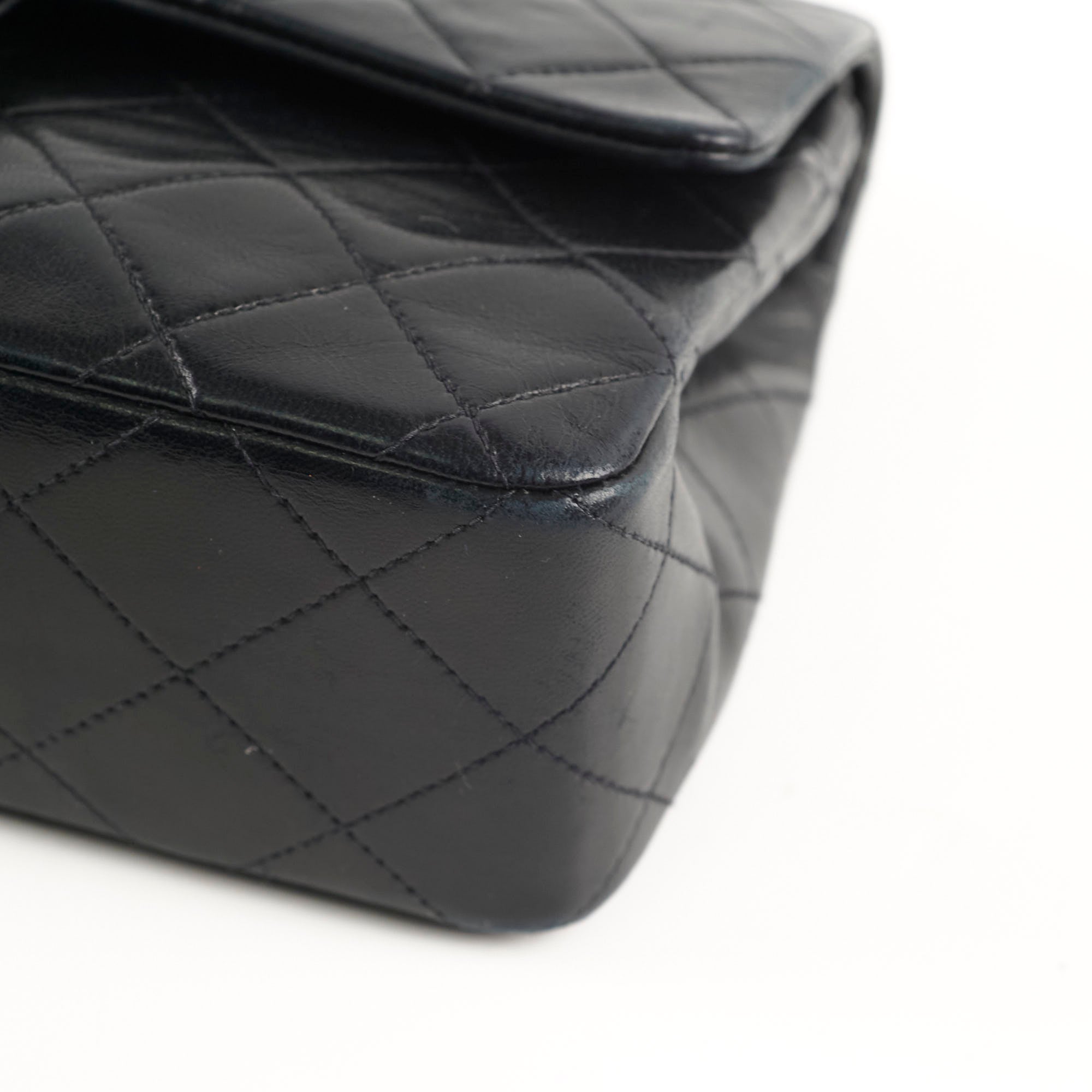 Chanel Vintage Classic Flap Small Lambskin Black