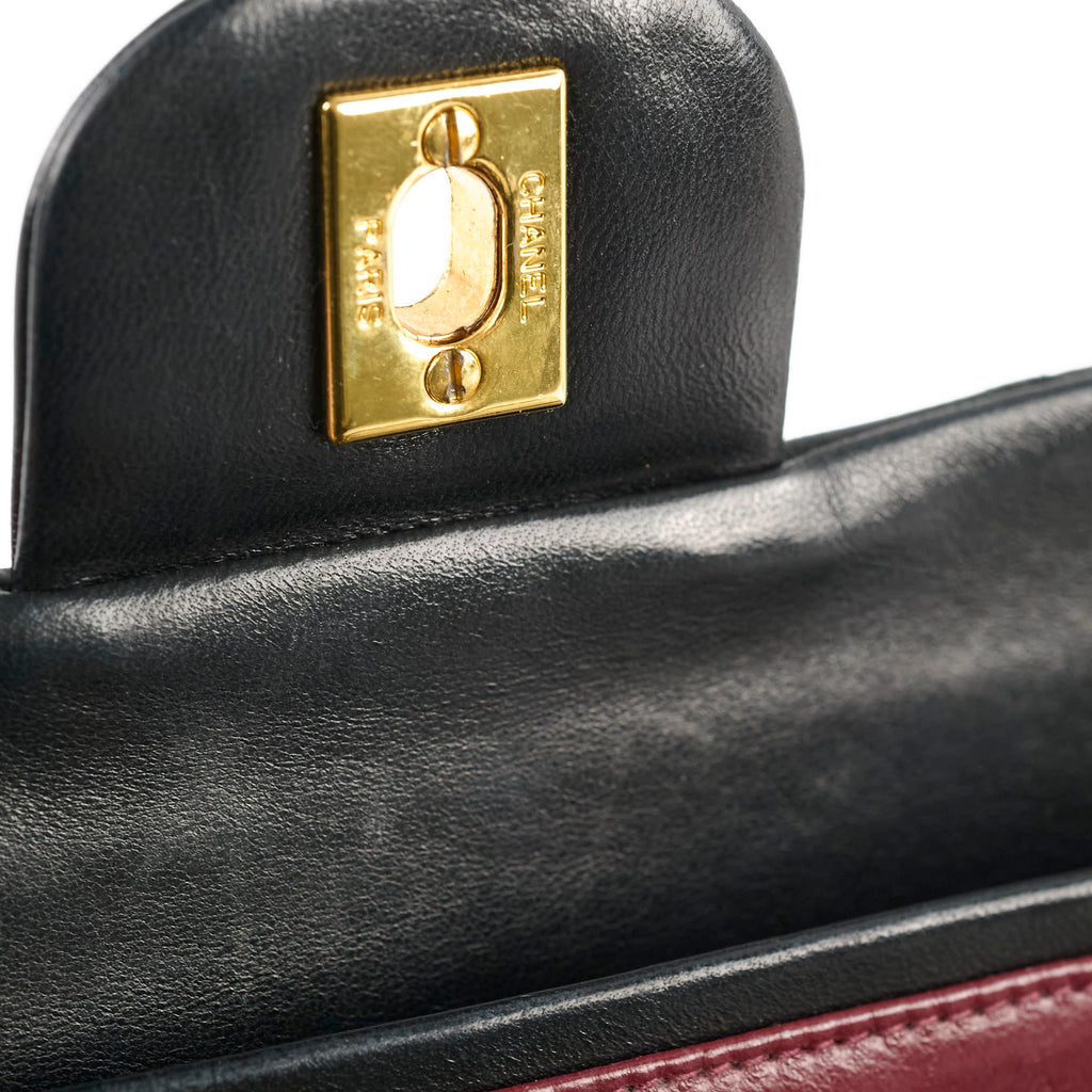Chanel Vintage Classic Flap Small Lambskin Black