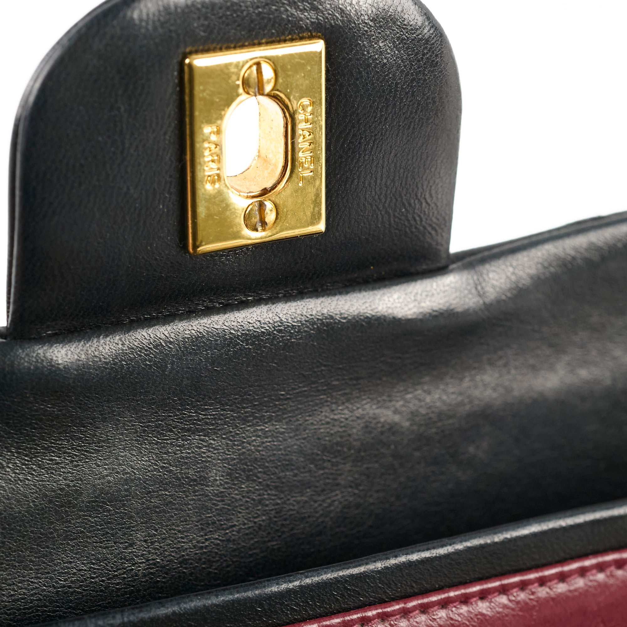 Chanel Vintage Classic Flap Small Lambskin Black