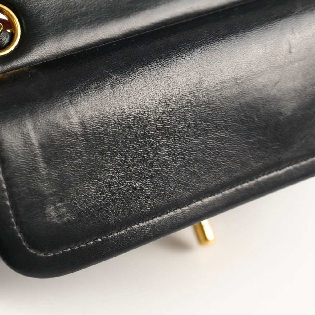 Chanel Vintage Classic Flap Small Lambskin Black