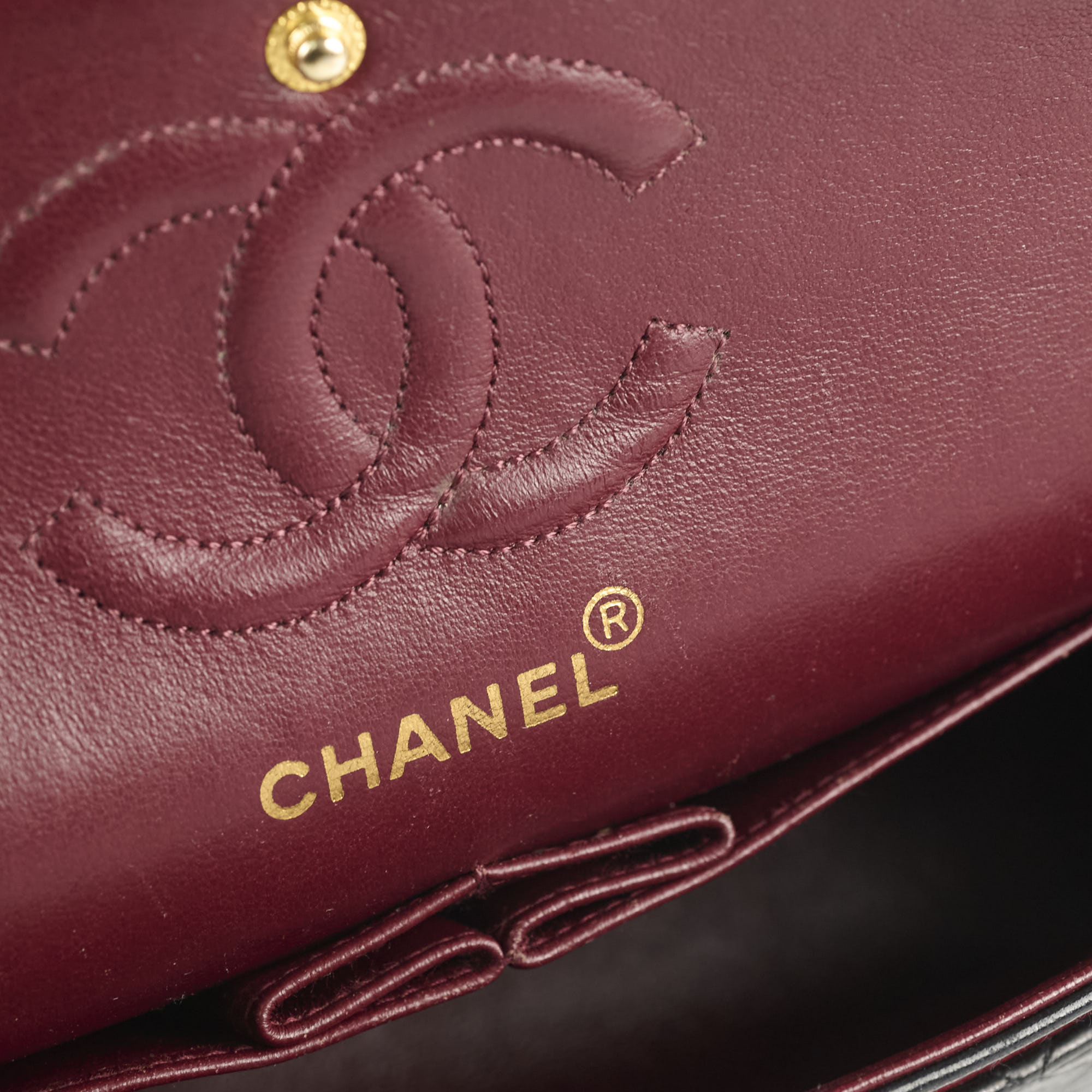 Chanel Vintage Classic Flap Small Lambskin Black