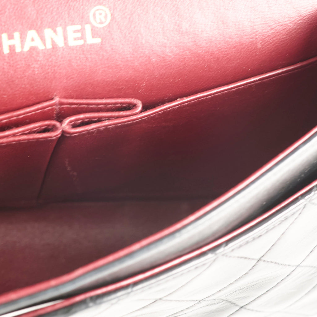 Chanel Vintage Classic Flap Small Lambskin Black