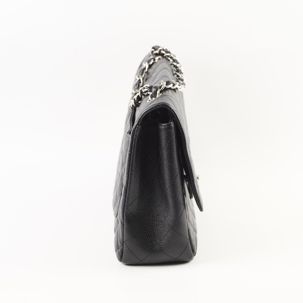 Chanel Classic Flap Jumbo Black Caviar