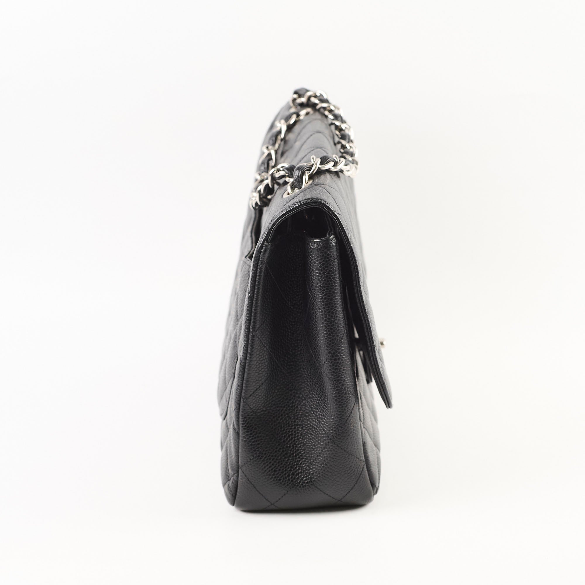 Chanel Classic Flap Jumbo Black Caviar