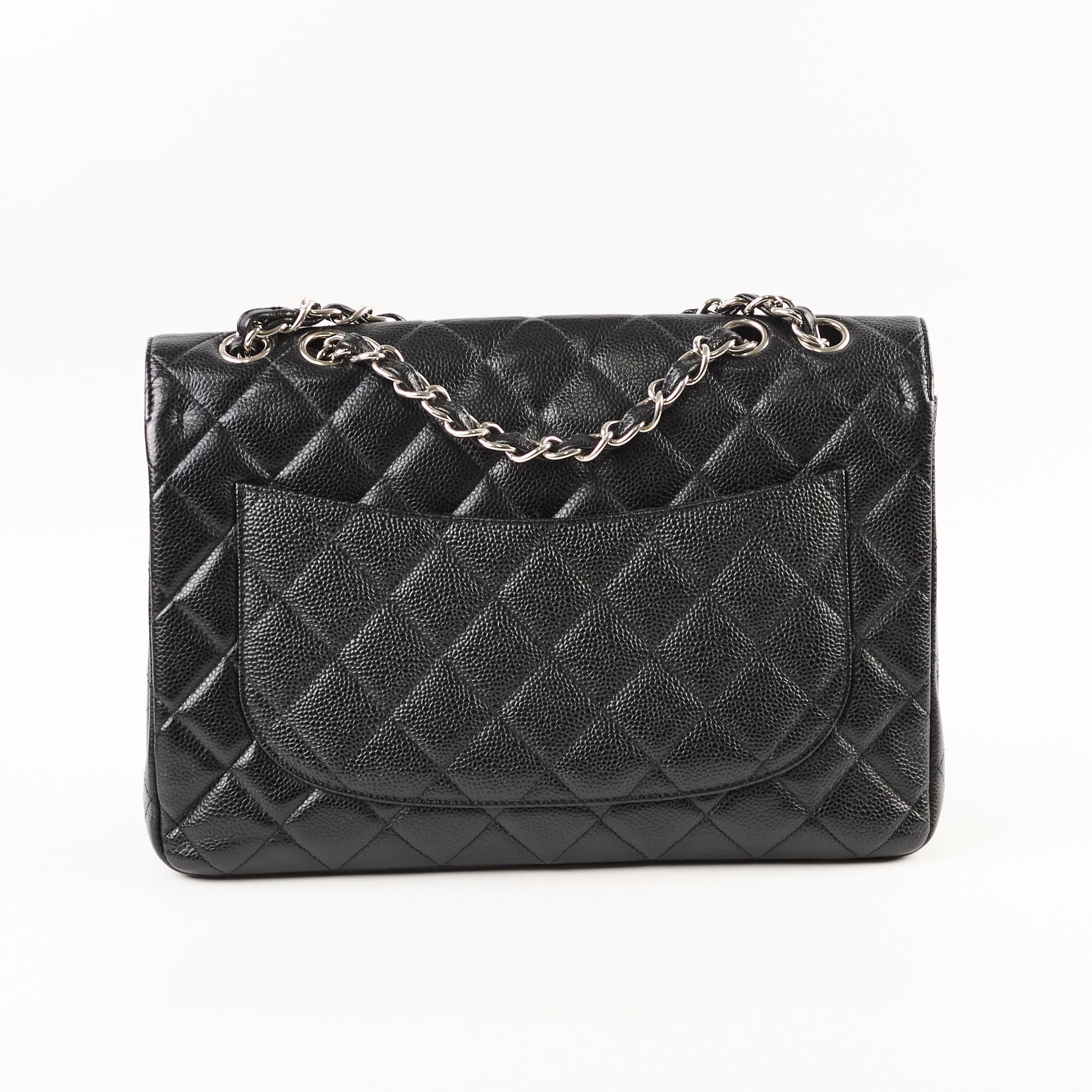 Chanel Classic Flap Jumbo Black Caviar