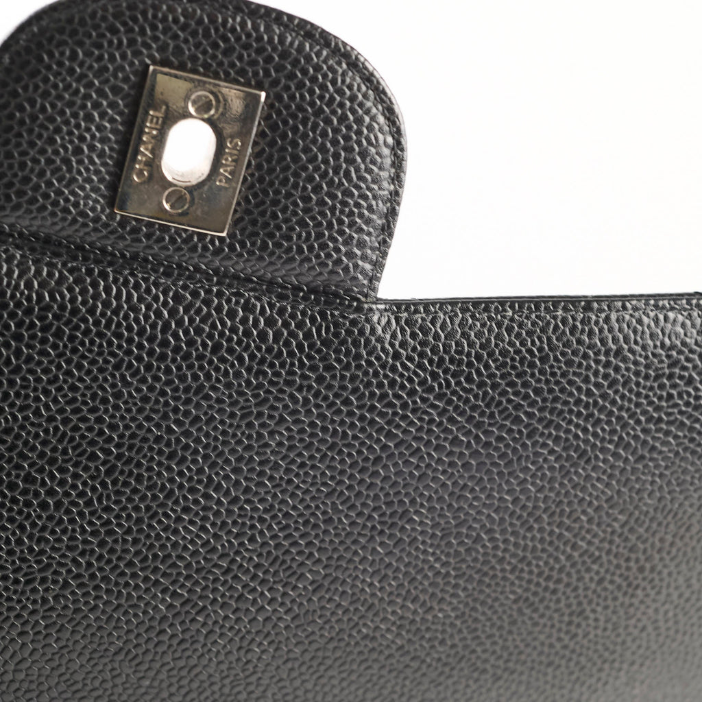 Chanel Classic Flap Jumbo Black Caviar