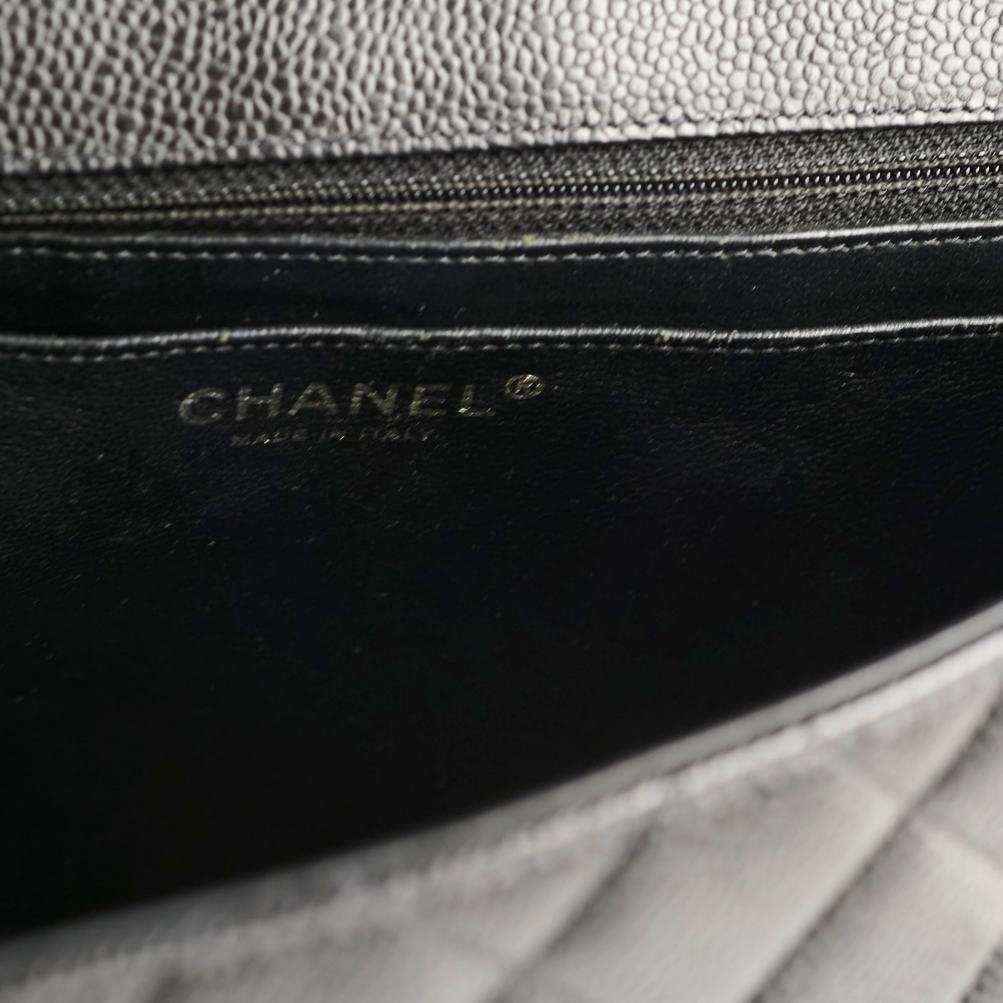 Chanel Classic Flap Jumbo Black Caviar
