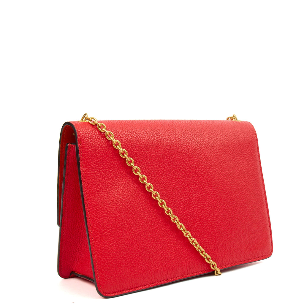 Mulberry Cross Body Darley Shoulder Bag  in Fiery Red, Leather