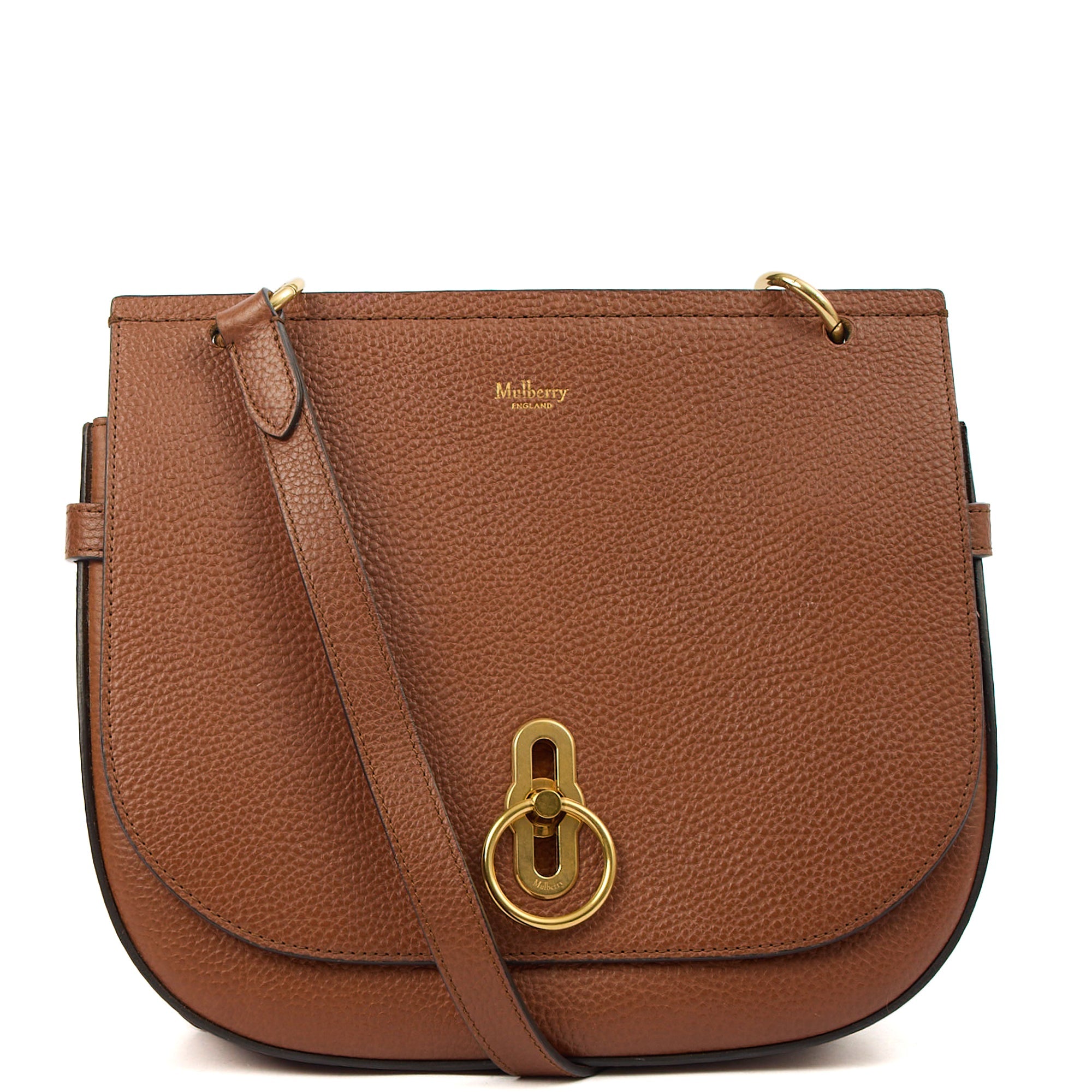 Mulberry Cross Body Amberley in Oak, Calfskin Leather