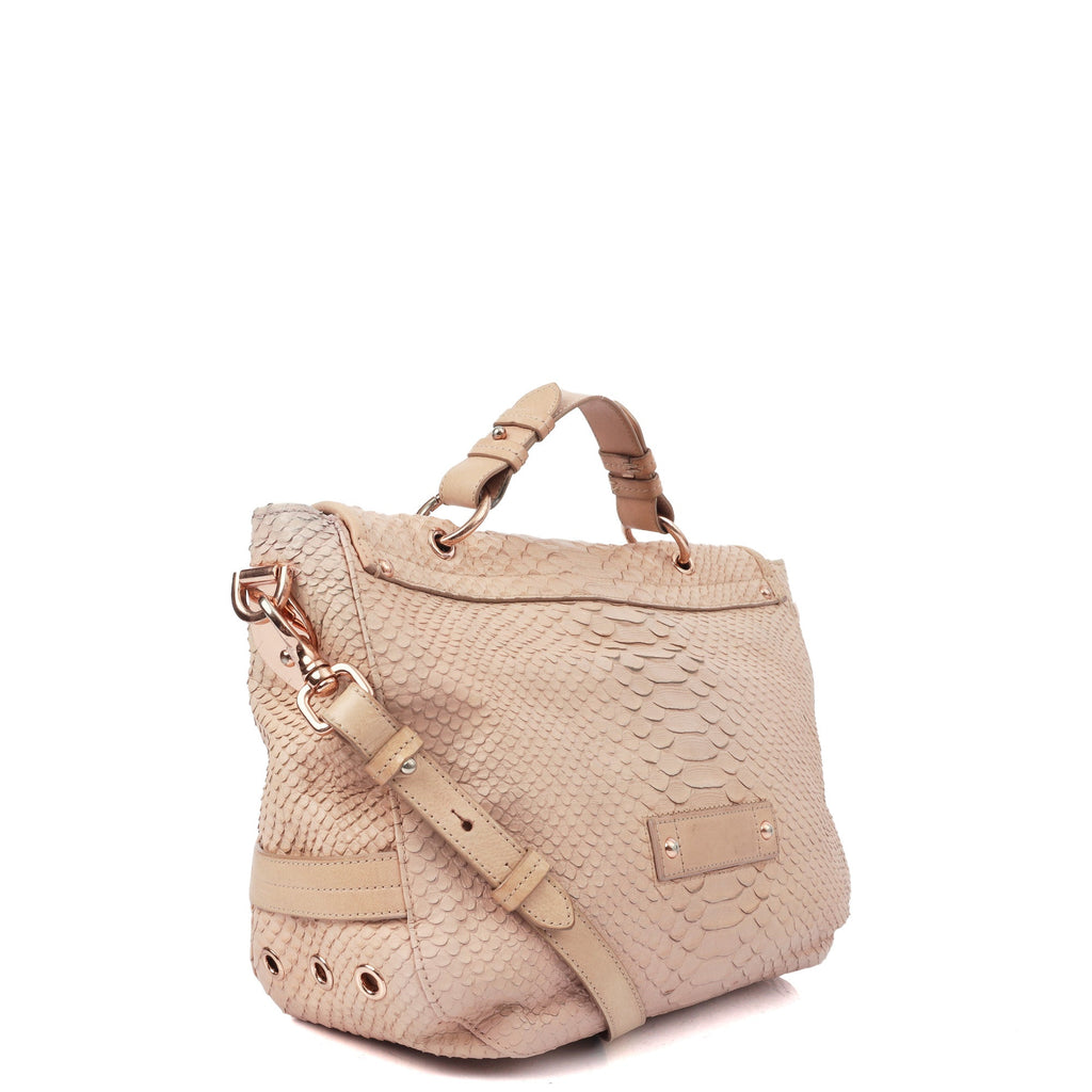 Mulberry Tote Tillie Satchel  in Pink, Exotic Effect Leather
