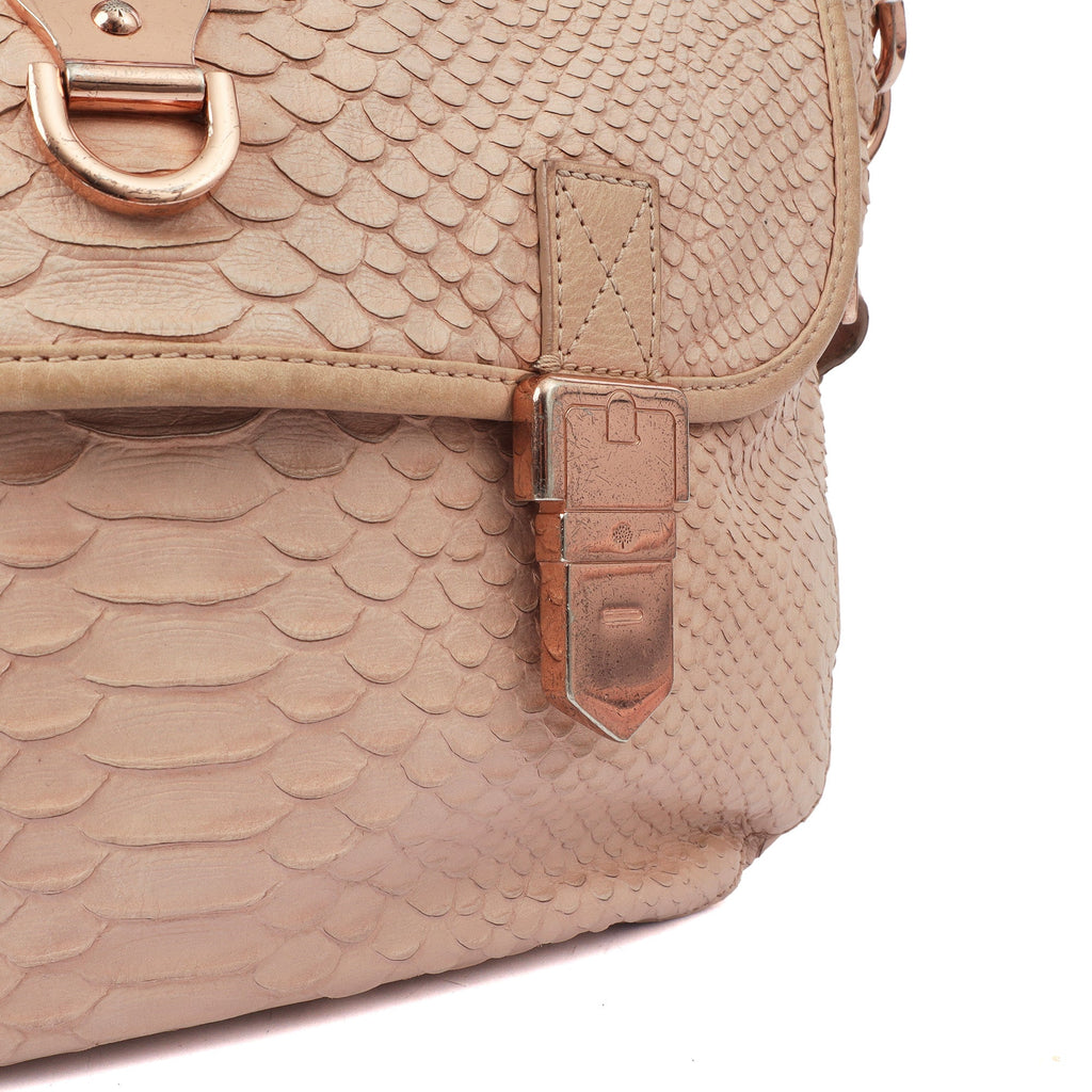 Mulberry Tote Tillie Satchel  in Pink, Exotic Effect Leather