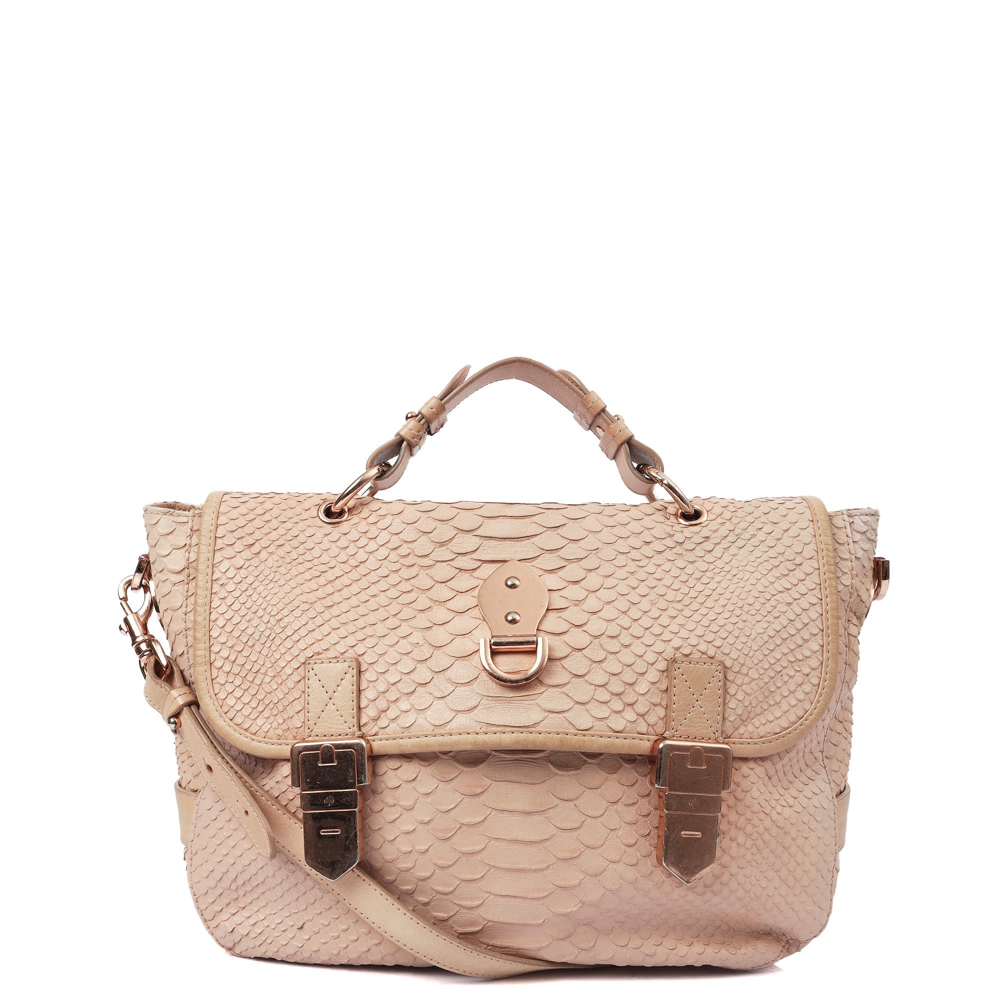 Mulberry Tote Tillie Satchel  in Pink, Exotic Effect Leather