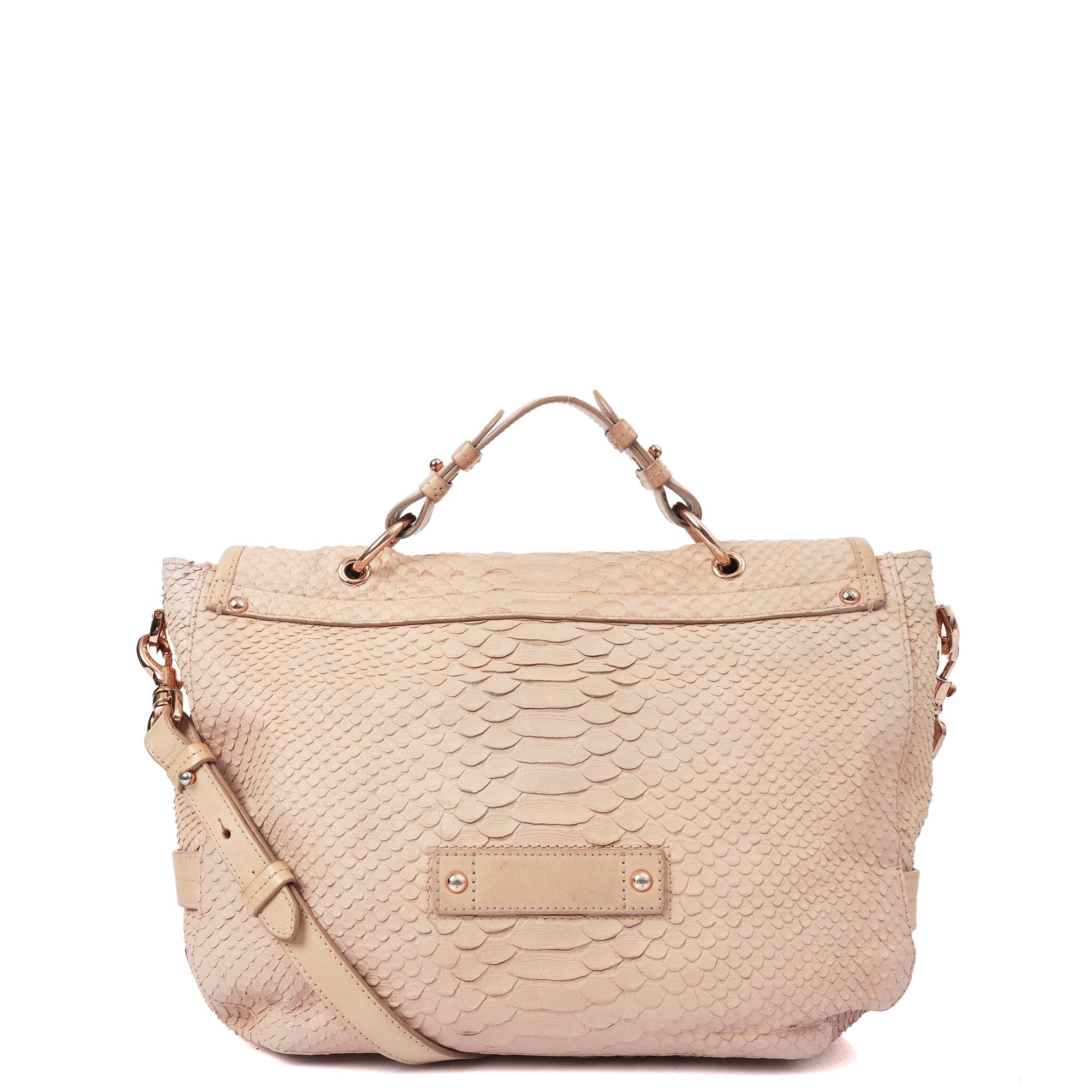 Mulberry Tote Tillie Satchel  in Pink, Exotic Effect Leather