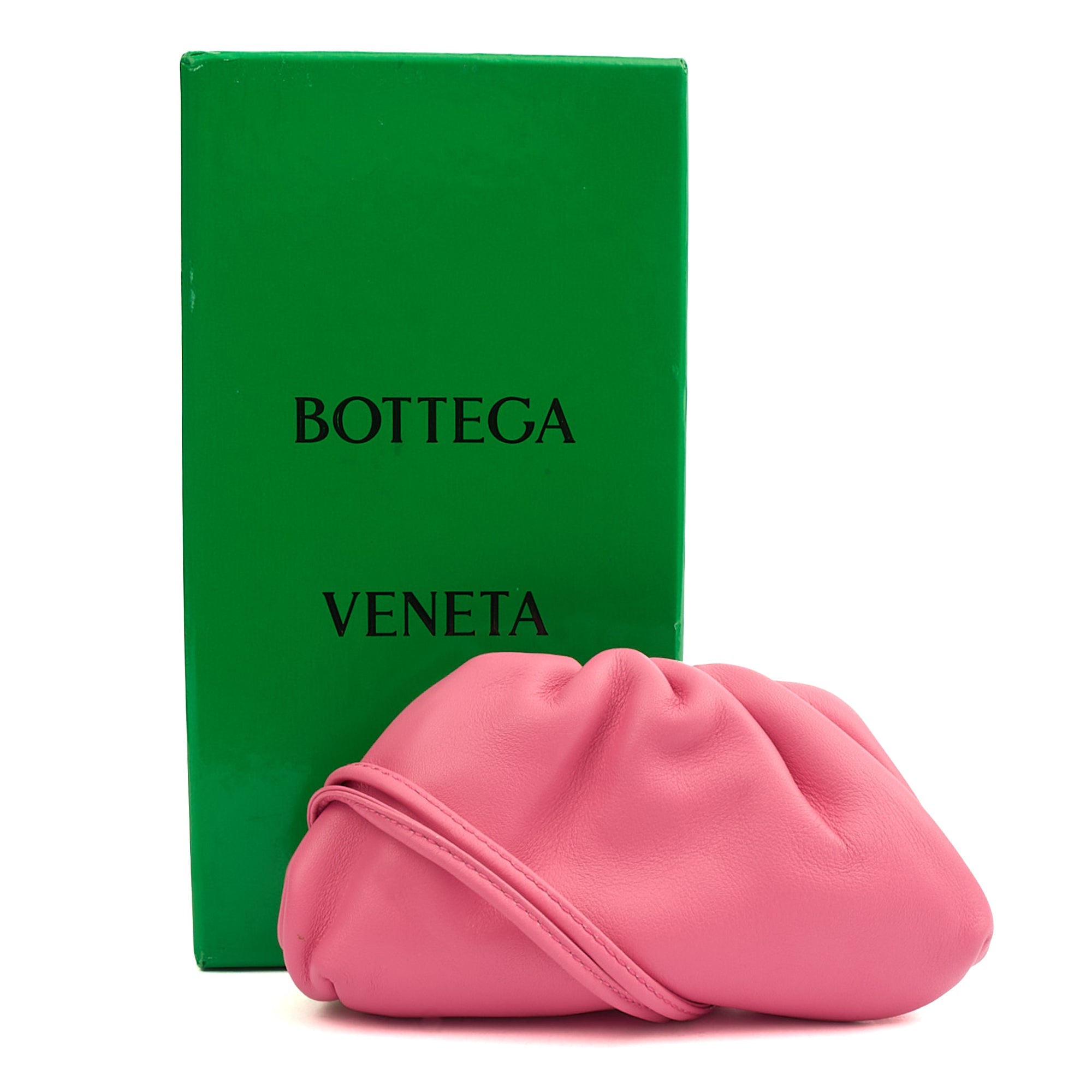 Bottega Veneta Mini Bag The Pouch - Mini in Pink, Leather