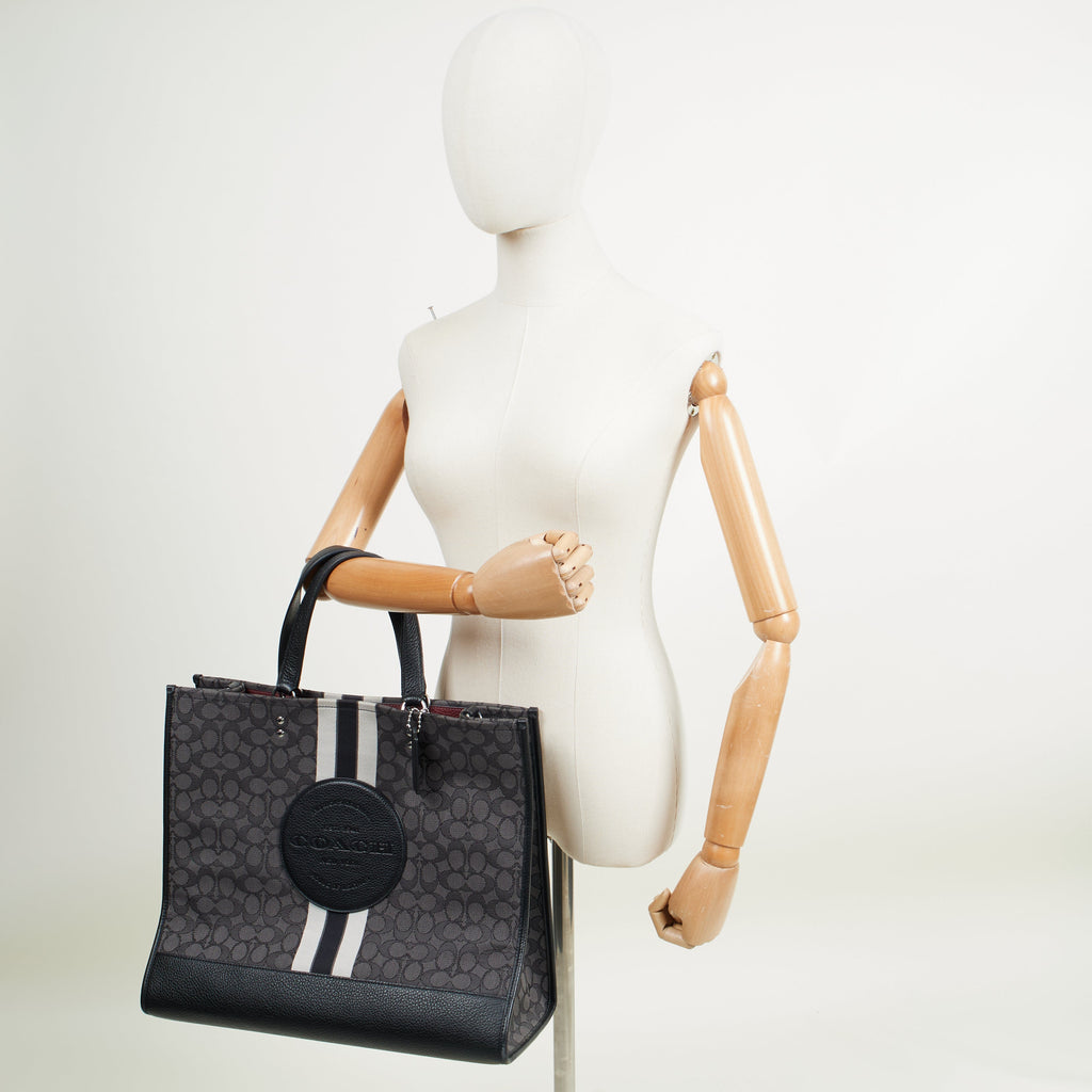 Coach Tote Dempsey Bucket in Grey, Leather