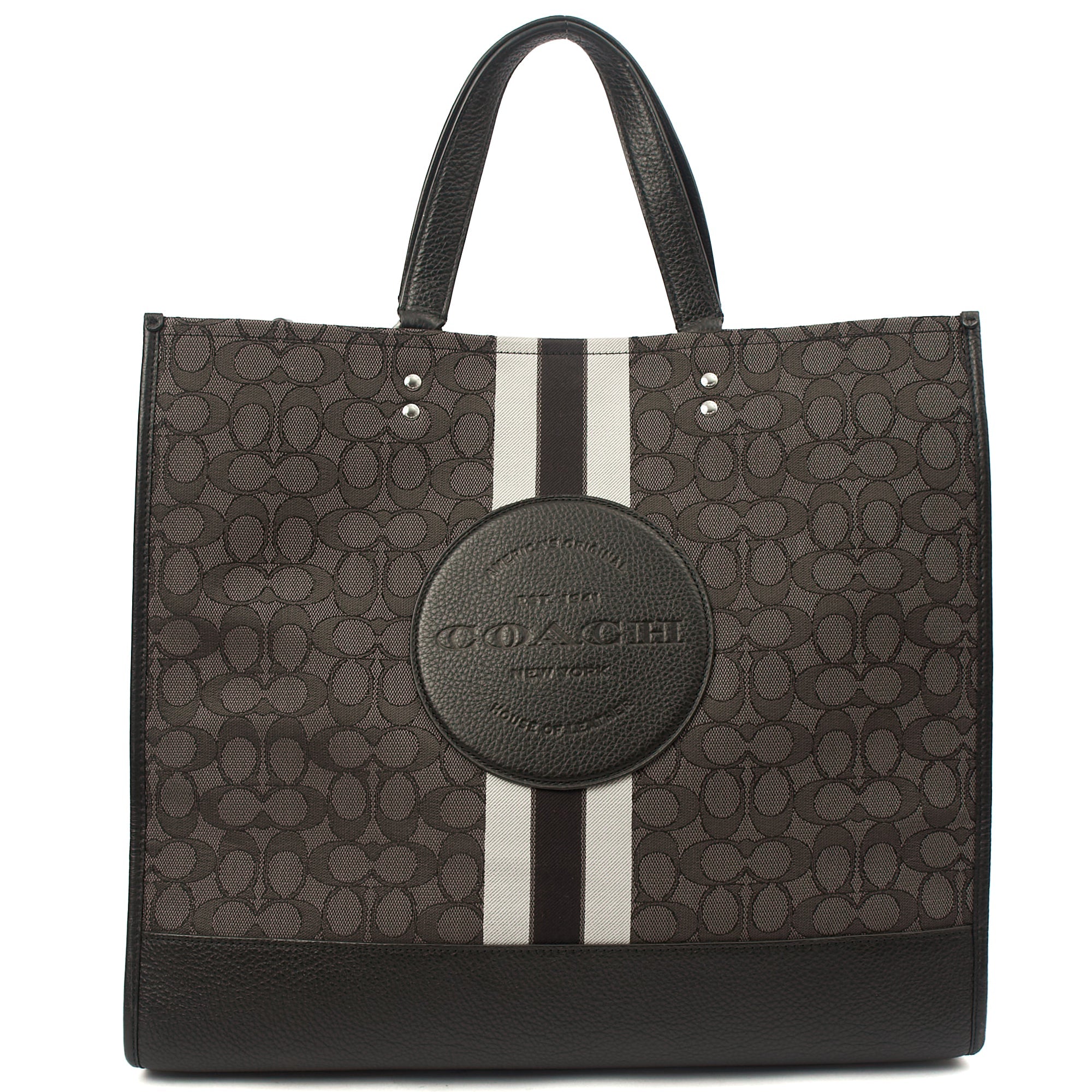 Coach Tote Dempsey Bucket in Grey, Leather