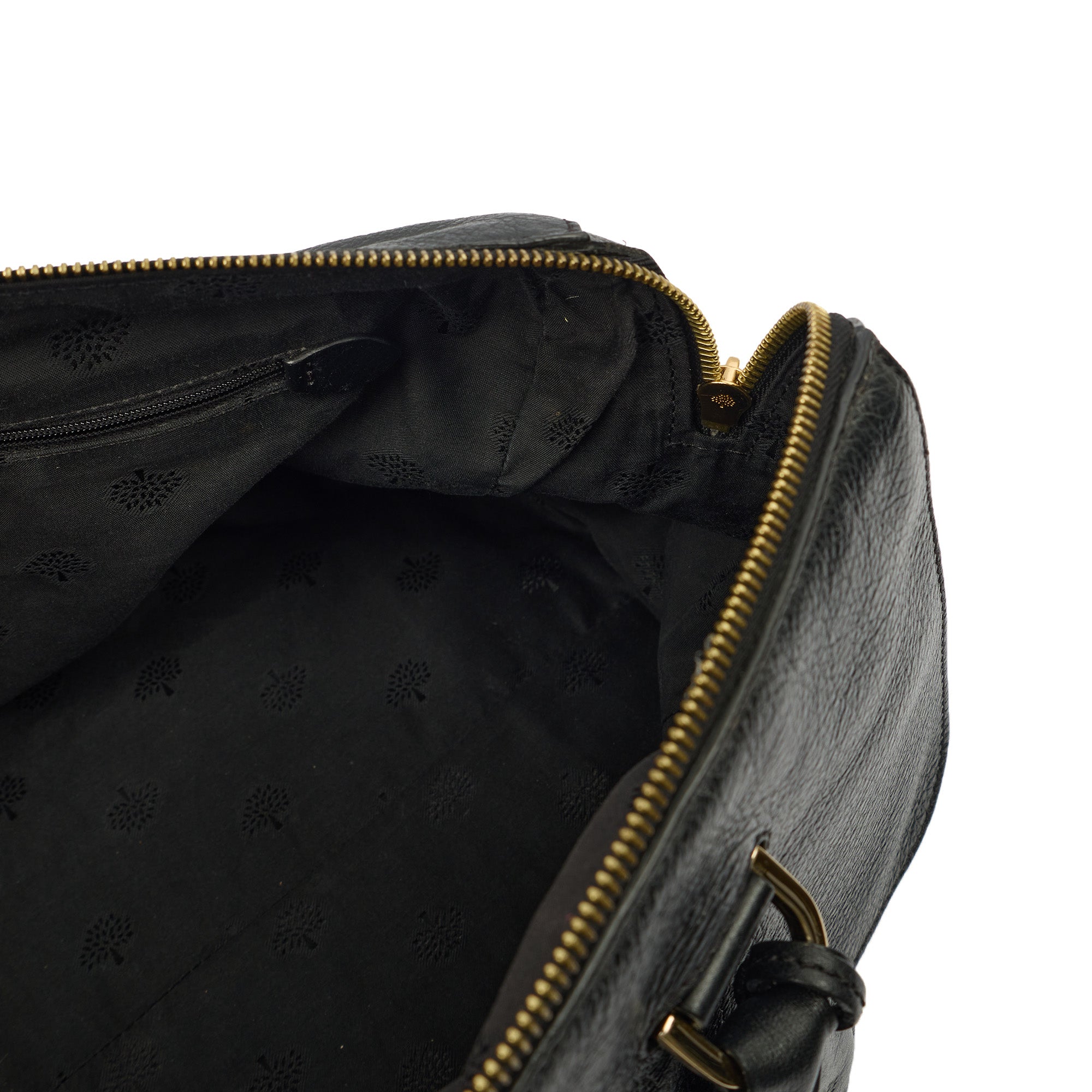 Mulberry Tote Del Rey in Black, Calfskin Leather
