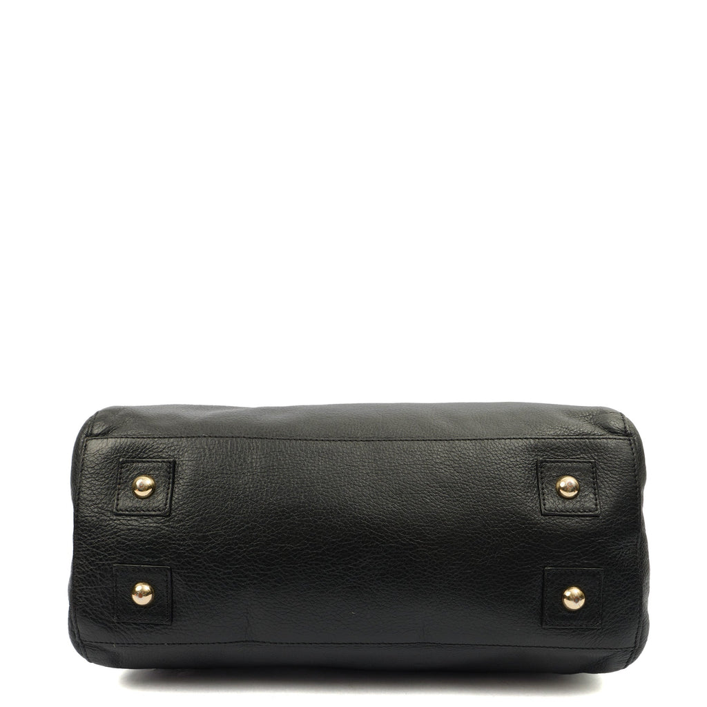 Mulberry Tote Del Rey in Black, Calfskin Leather