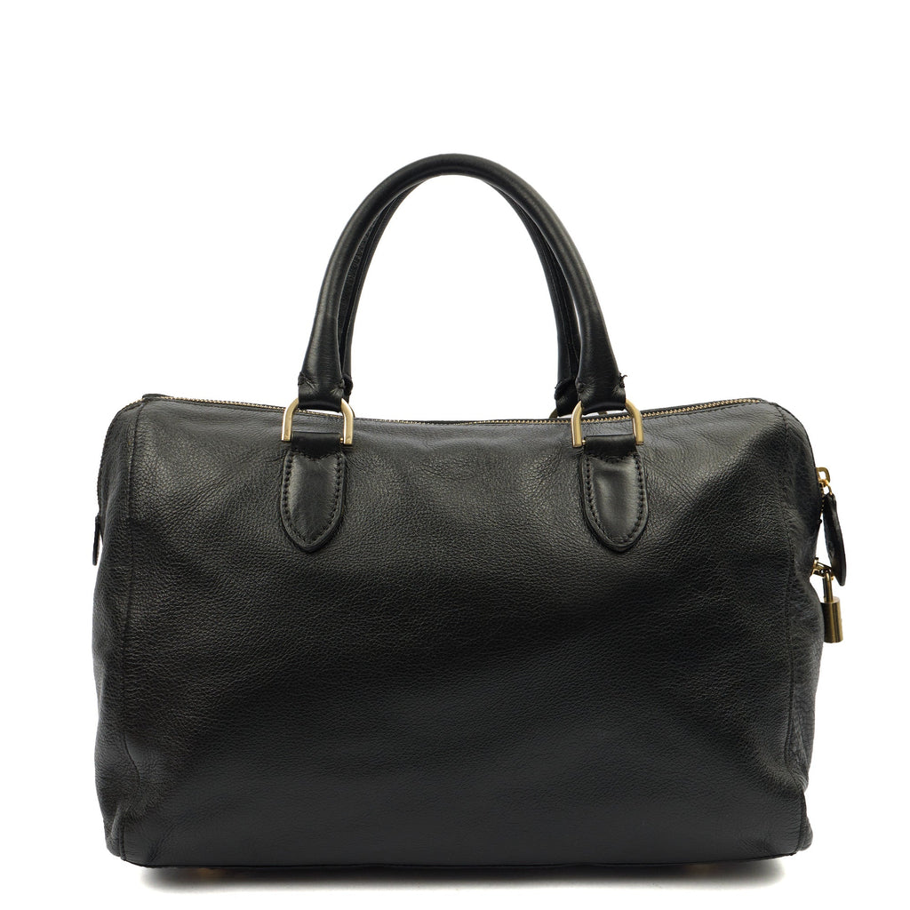 Mulberry Tote Del Rey in Black, Calfskin Leather