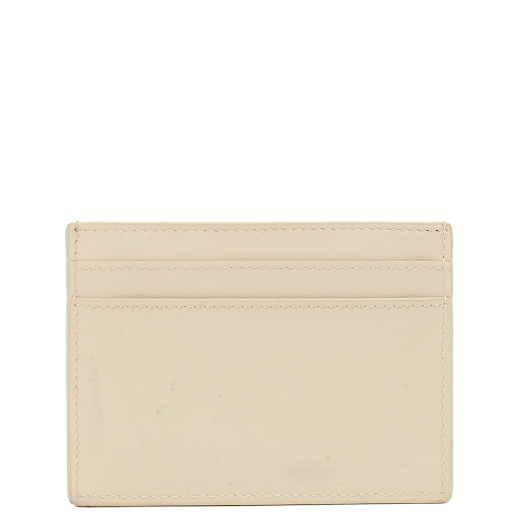 Saint Laurent  Holder  Holder in White, Exotic Effect Leather
