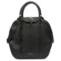 Burberry Top Handle Orchard Bowling Bag- Medium in Black, Leather
