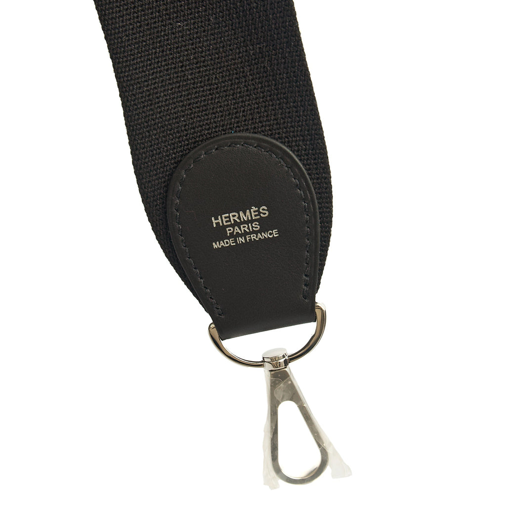 Hermes Cross Body Evelyne 29 in Black, Canvas