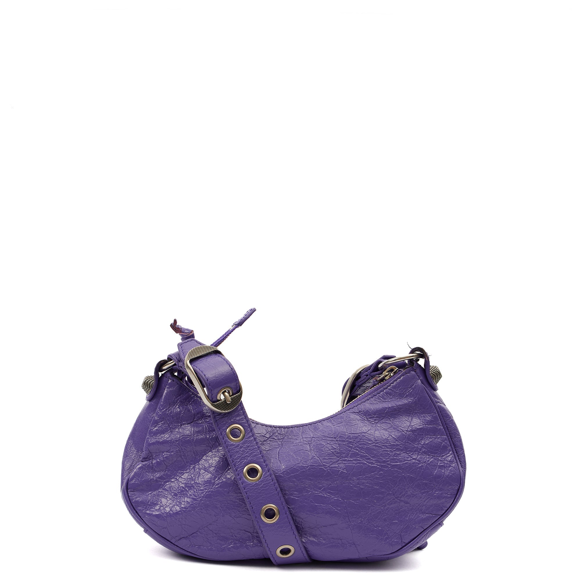 Balenciaga Shoulder Bag Le Cagole S in Purple, Leather