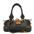 Chloe Top Handle Paddington - Small in Grey, Calfskin Leather