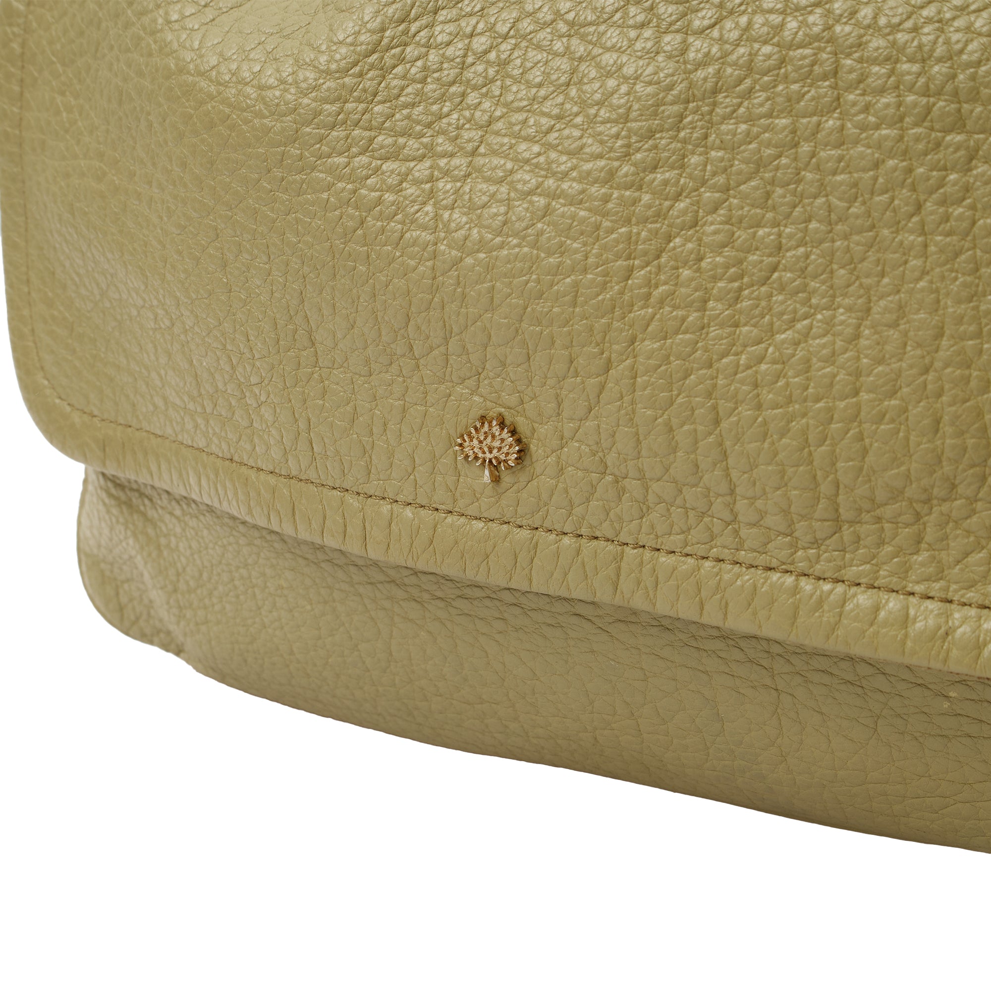 Mulberry Shoulder Bag Evelina Satchel in Summer Khaki, Leather