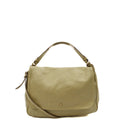 Mulberry Shoulder Bag Evelina Satchel in Summer Khaki, Leather