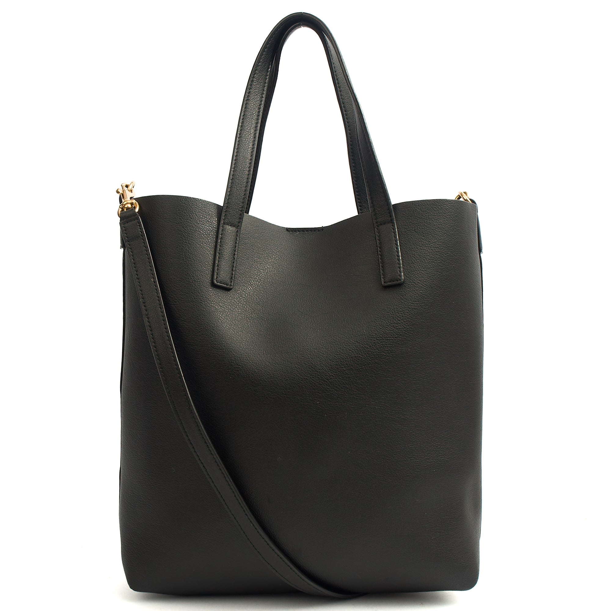 Saint Laurent Tote Shopping Toy in Black, Calfskin Leather