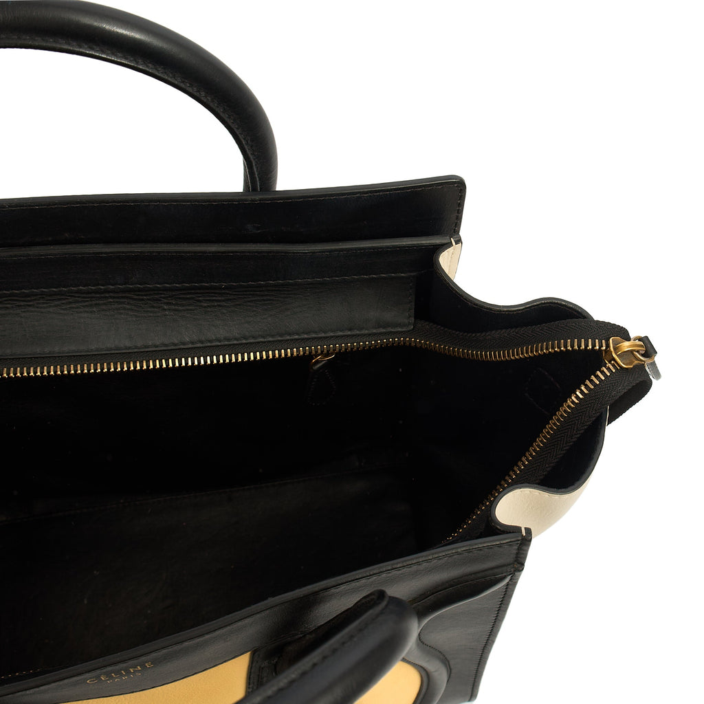 Celine Tote Luggage - Medium in Tricolour , Box Calfskin