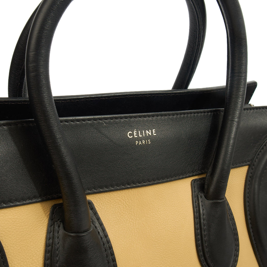 Celine Tote Luggage - Medium in Tricolour , Box Calfskin