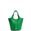 Hermes Tote Picotin 18 in Bambou, Clemence Leather