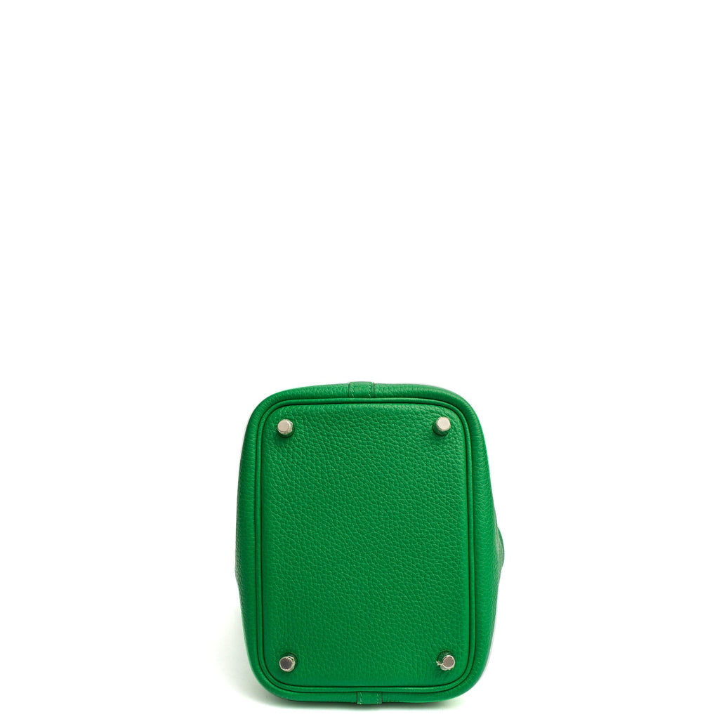 Hermes Tote Picotin 18 in Bambou, Clemence Leather