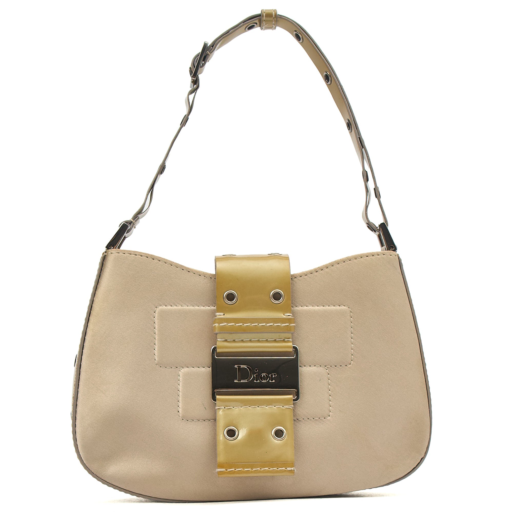 Christian Dior Mini Bag Street Chic Hobo - Mini in Grey, Fabric