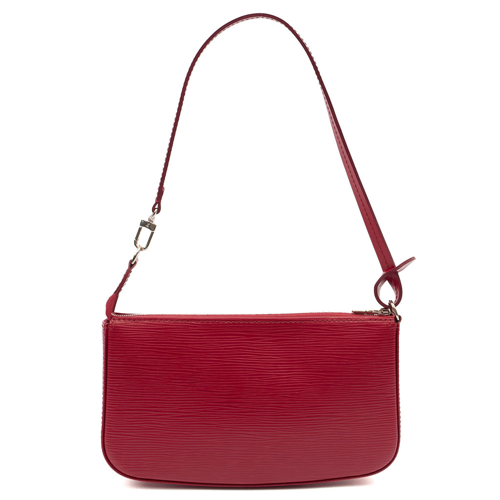 Louis Vuitton Mini Bag Pochette in Black, Epi Leather