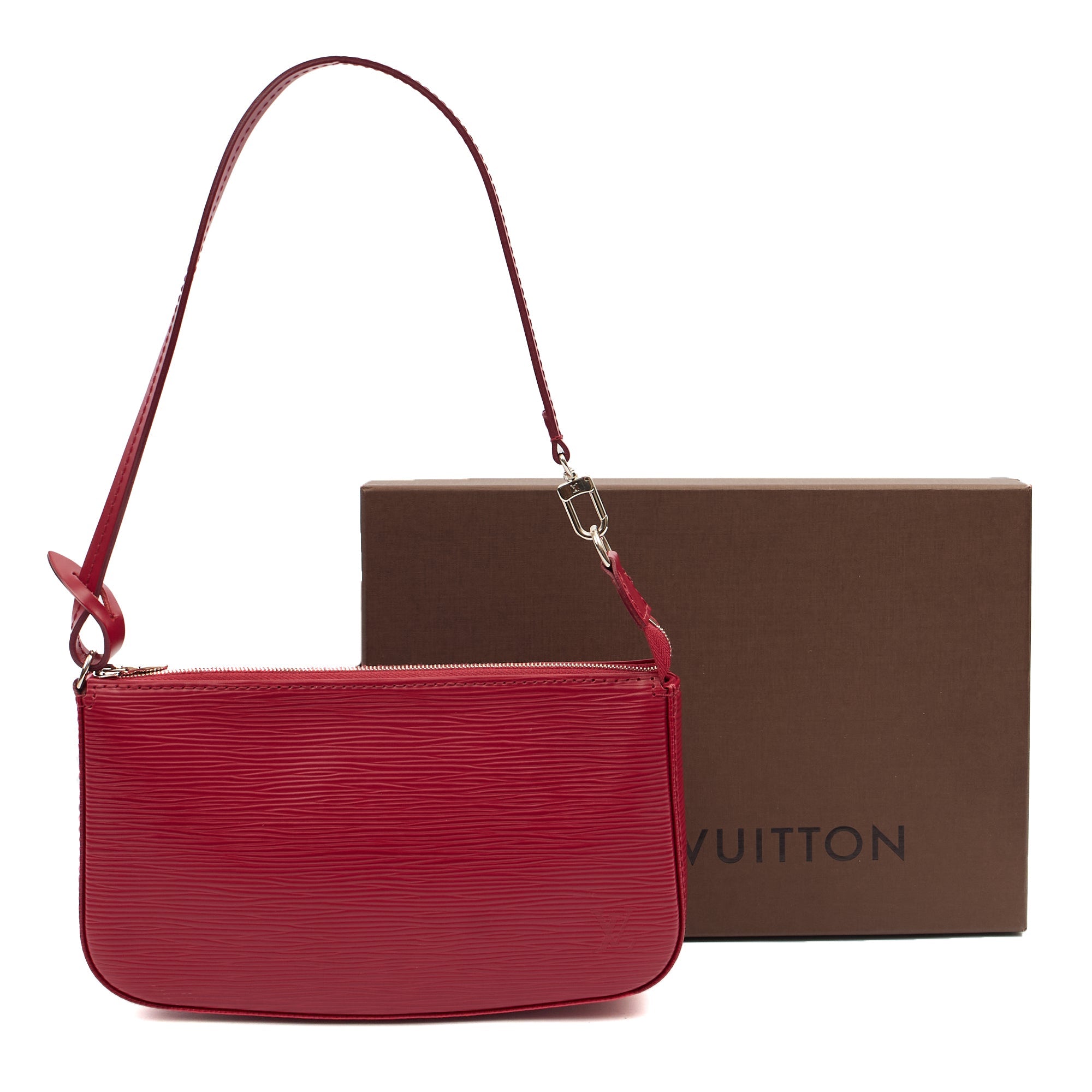 Louis Vuitton Mini Bag Pochette in Black, Epi Leather