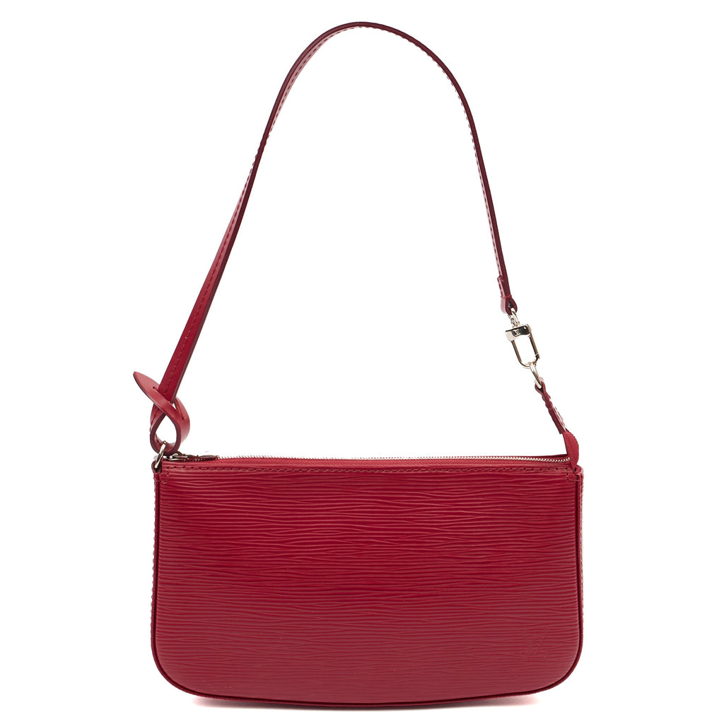 Louis Vuitton Mini Bag Pochette in Black, Epi Leather