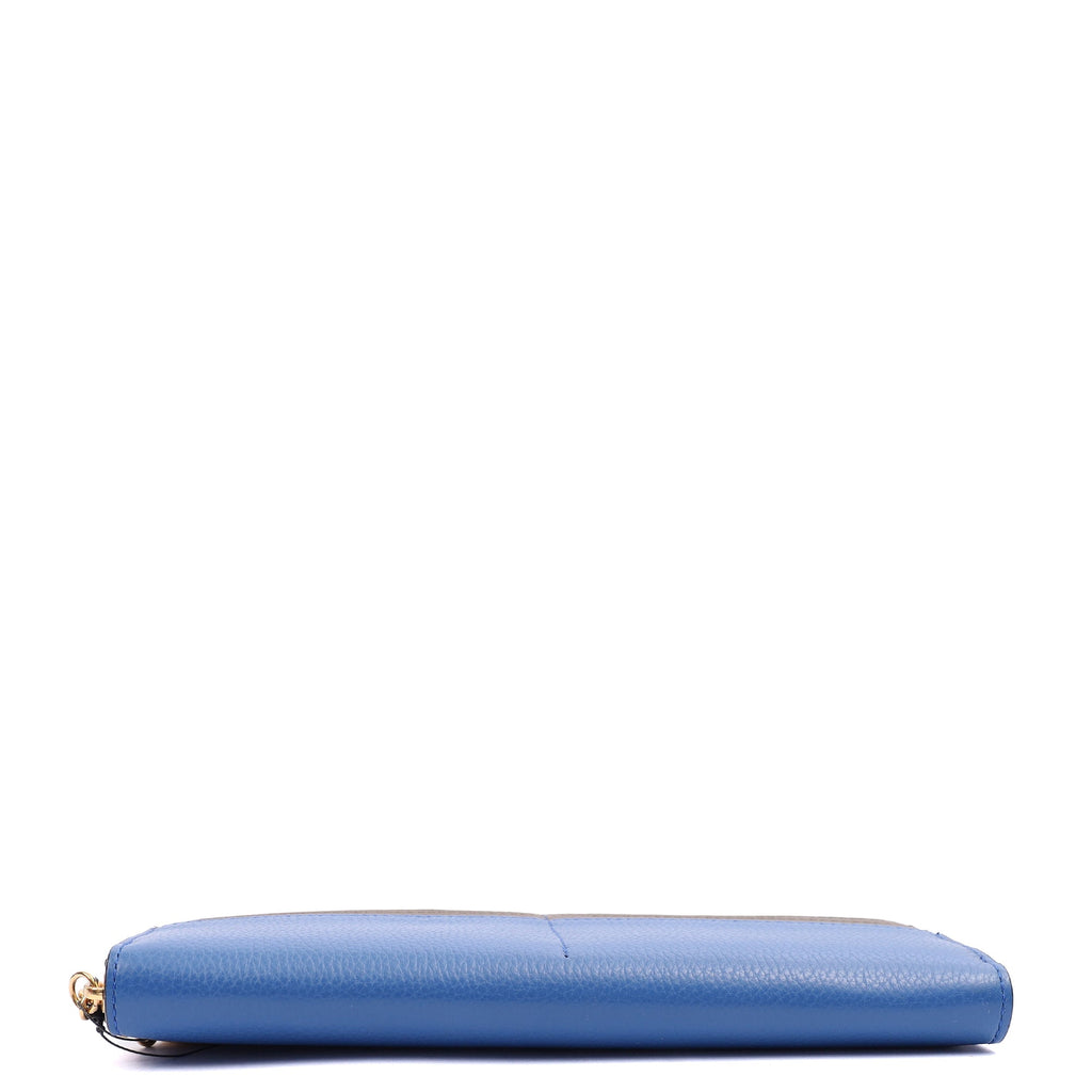 Mulberry Purse Wallet in Porcelain Blue, Leather