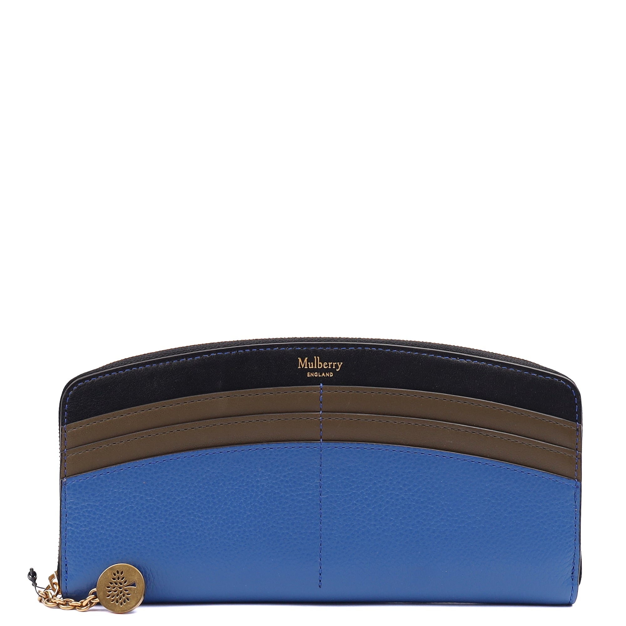 Mulberry Purse Wallet in Porcelain Blue, Leather