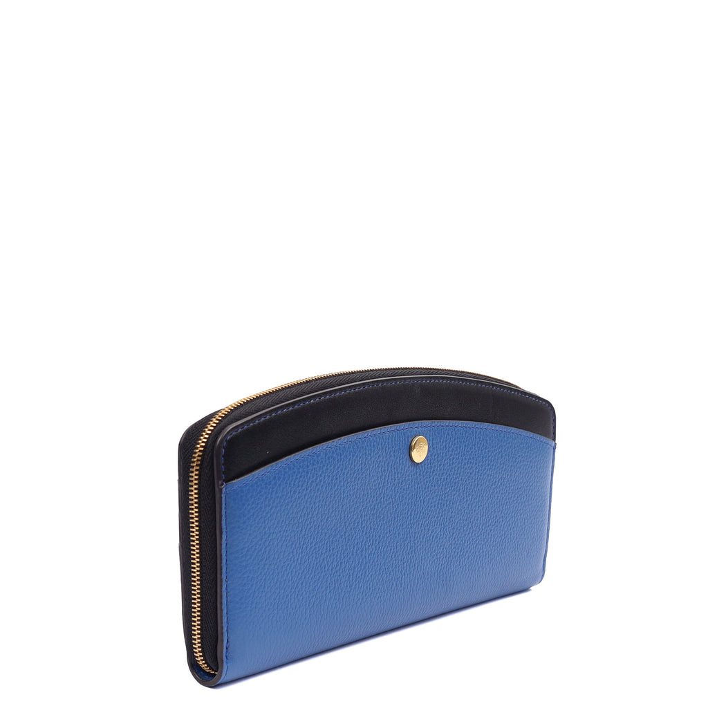Mulberry Purse Wallet in Porcelain Blue, Leather