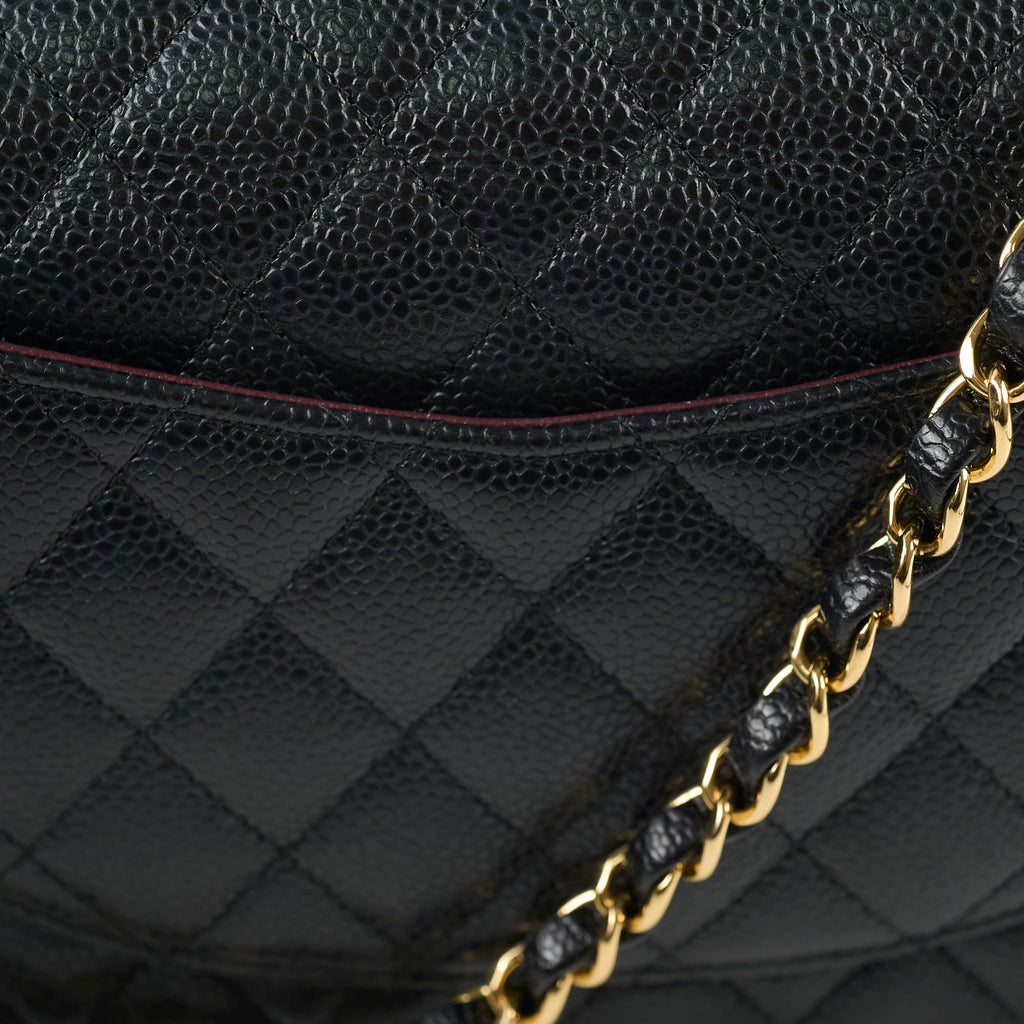 Chanel Caviar Small Classic Flap GHW Microchip 2021