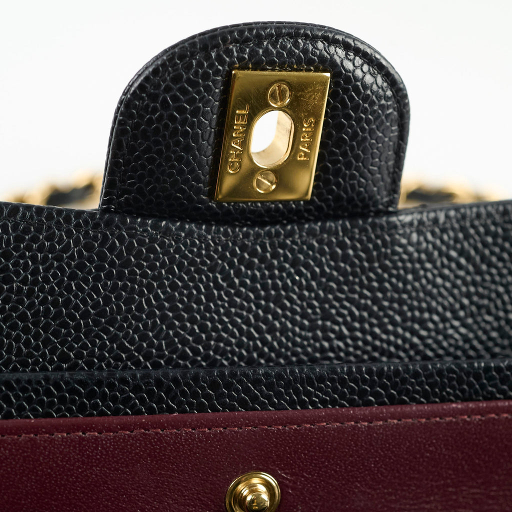 Chanel Caviar Small Classic Flap GHW Microchip 2021