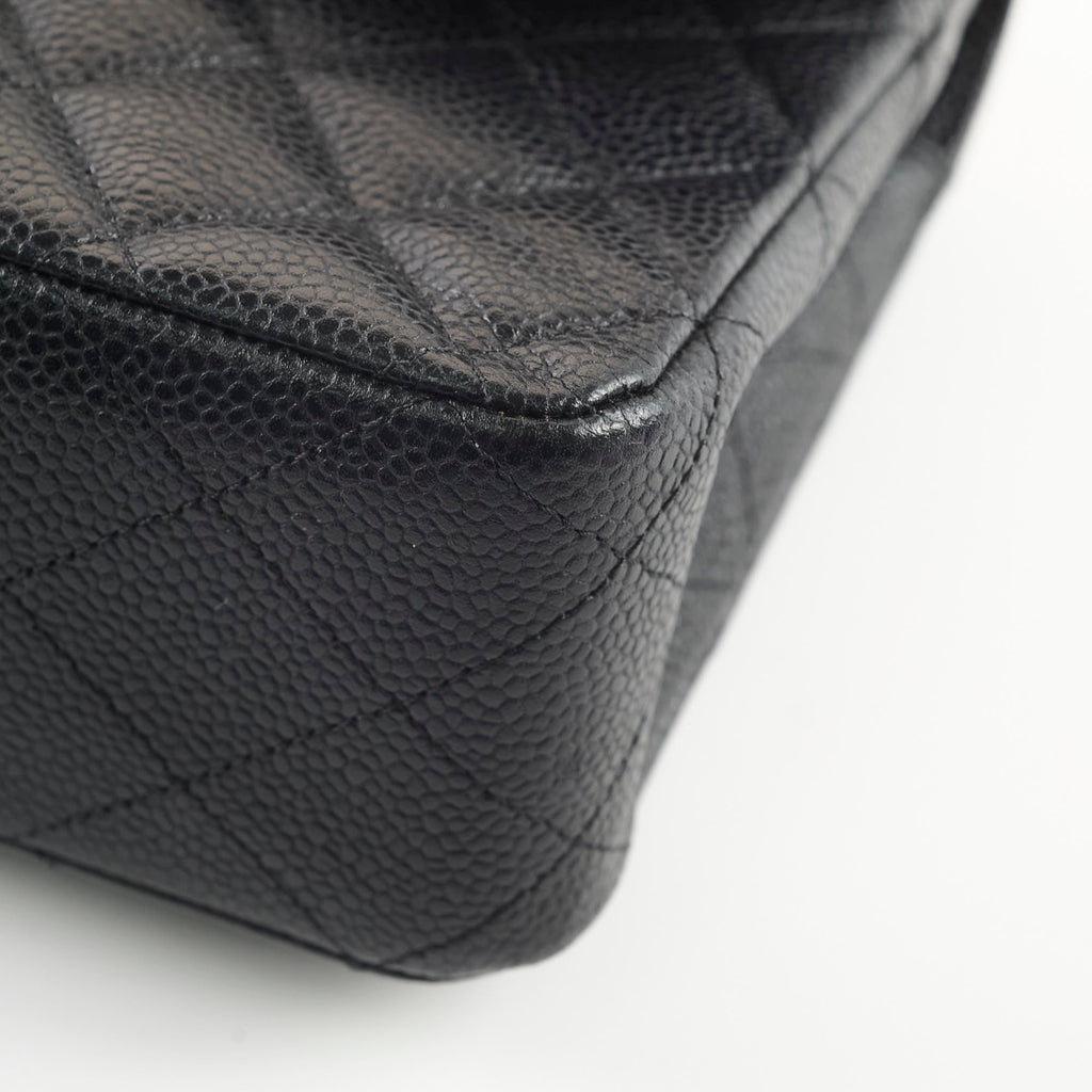 Chanel Classic Flap M/L Caviar Black