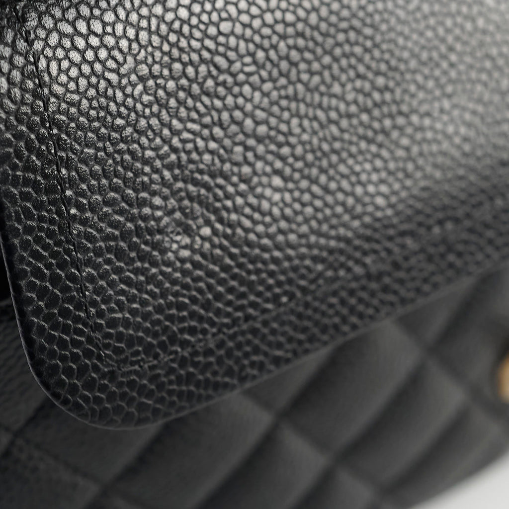 Chanel Classic Flap M/L Caviar Black
